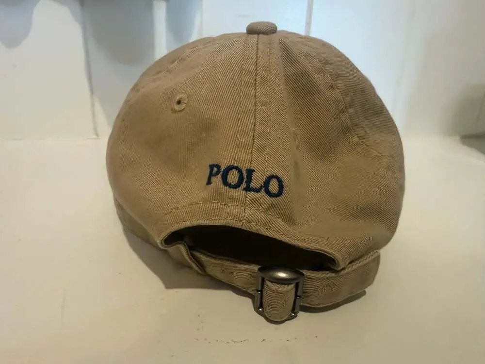 Youth Polo Ralph Lauren Kids Iconic Cotton Chino Baseball Cap Khaki